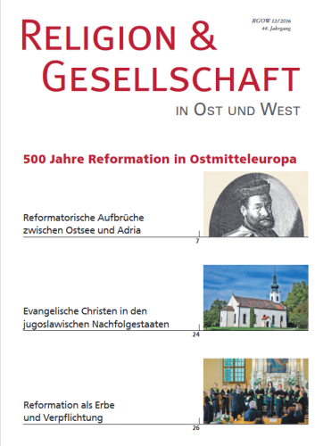 RGOW 2016 12: 500 Jahre Reformation in Ostmitteleuropa