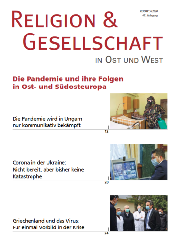 RGOW 2020 05: Die Pandemie und ihre Folgen in Ost- und Südosteuropa